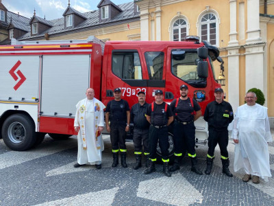 Nowy wóz bojowy dojechał do OSP Brdów