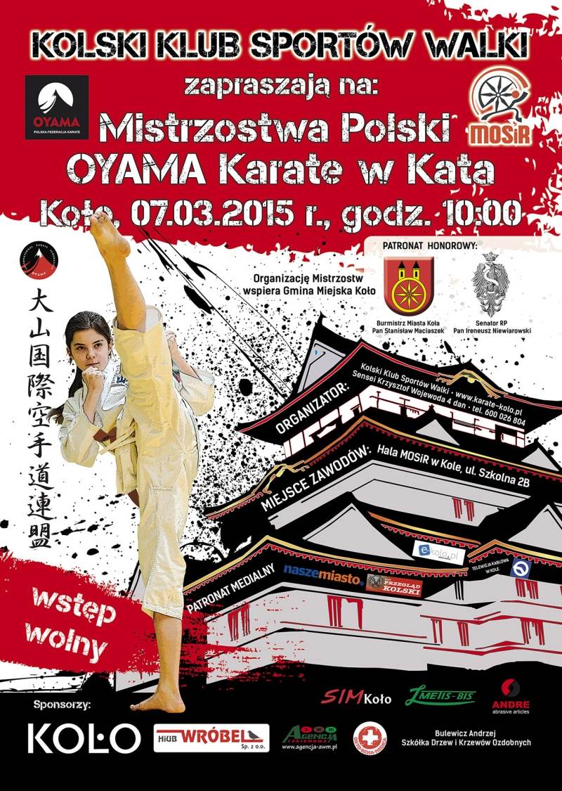 Mistrzostwa Polski OYAMA Karate już za kilka dni