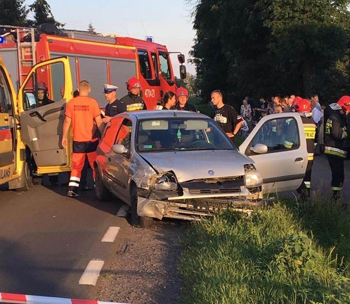 Wymusił pierwszeństwo i doprowadził do kolizji