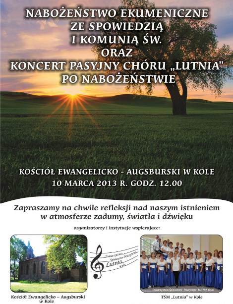 Koncert pasyjny chóru Lutnia 