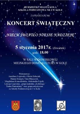 Zapraszamy na Koncert Świąteczny 