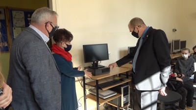 Kościelec - Komputery dla szkoły w Ruszkowie Pierwszym