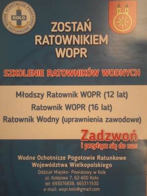 Szkolenie na ratownika wodnego
