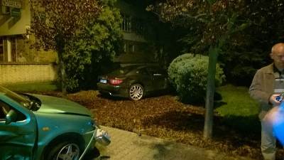 Stracił panowanie nad Maserati i uderzył w samochody