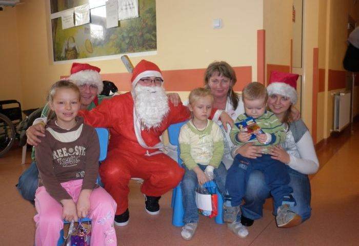 Mikołaj odwiedził szpital