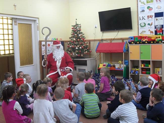Mikołaj rozdał prezenty w Przedszkolu