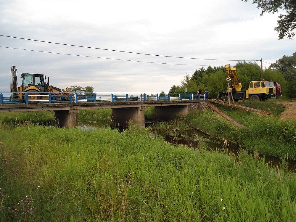 GRZEGORZEW: Remont mostu na Rgilewce. Utrudnienia