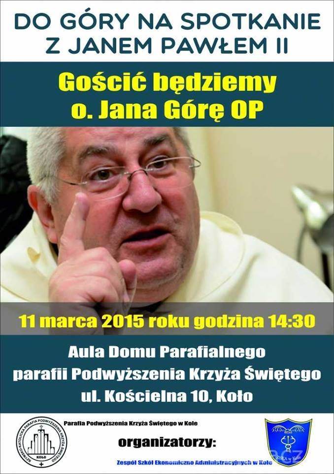 Spotkanie z o. Janem Górą