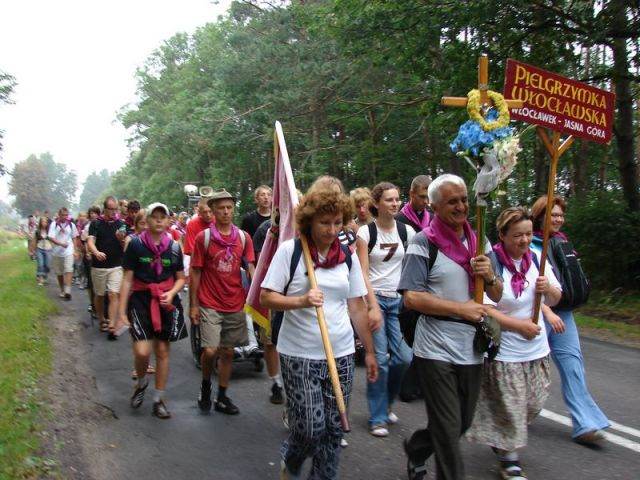 Pielgrzymi nocują w Kole