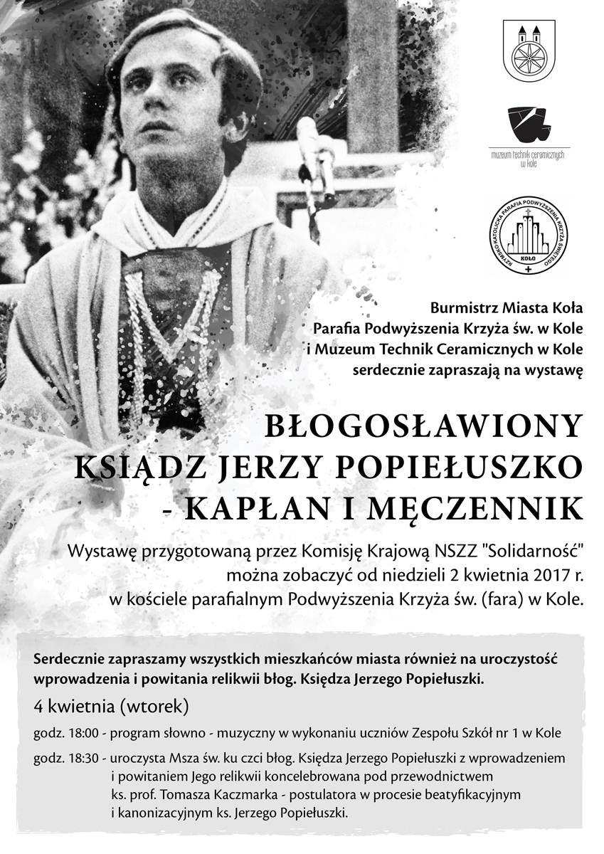 Wystawa o błog. ks. Jerzym Popiełuszce