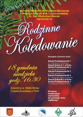 Zapraszamy na Rodzinne Kolędowanie 2016