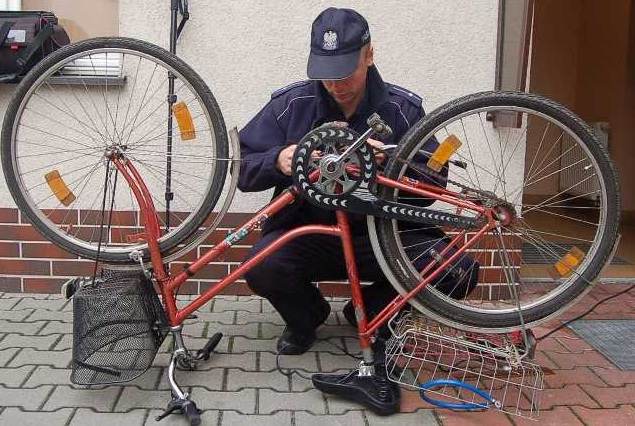 Policjanci znakowali rowery