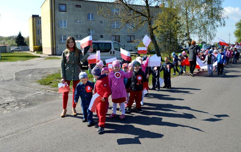 Uczcili Święto Flagi w Szkole Filialnej w Ponętowie Górnym Drugim