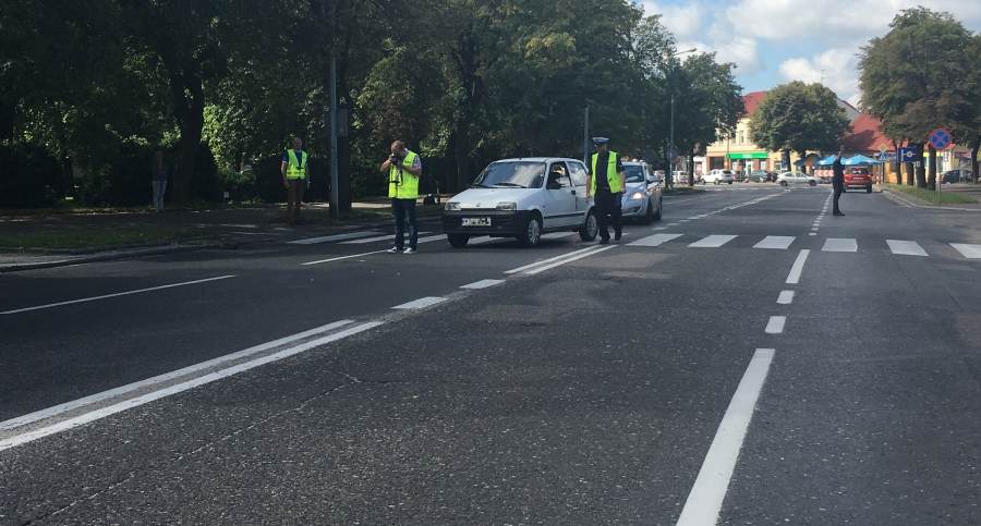 Potrącił 80-letnią rowerzystkę