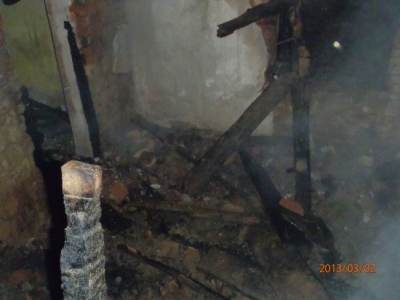 Spłonął budynek w Kiełczewie G.