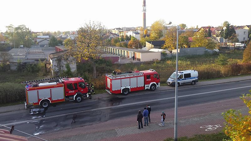 Nieznana osoba podpaliła opuszczony budynek mieszkalny