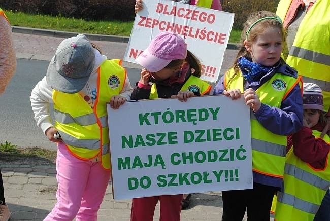 Sięgneli po ostateczność - protest [VIDEO]