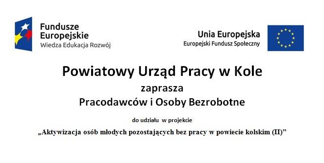 Powiatowy Urząd Pracy zaprasza do udziału w projekcie