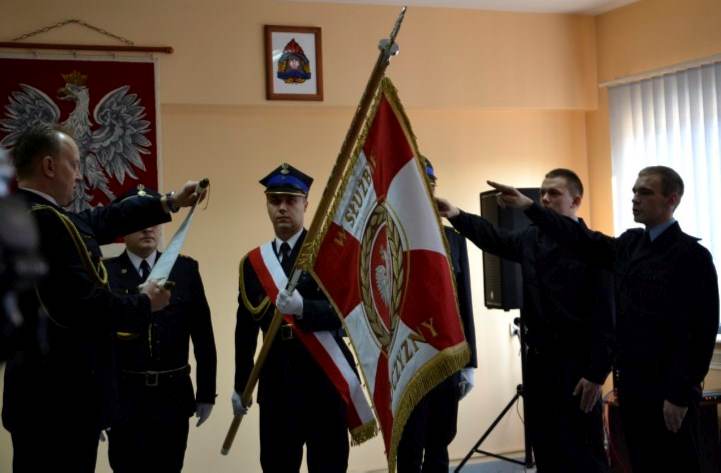 Spotkanie opłatkowe i ślubowanie strażaków