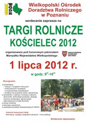 Targi Rolnicze już w najbliższą niedzielę