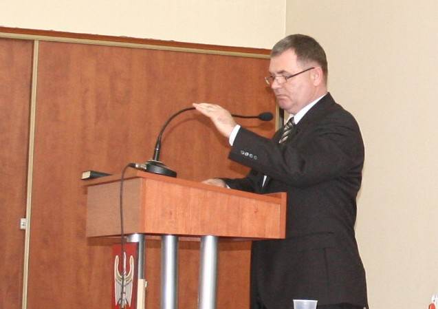 Przewodniczący Marek Tomicki w PWSZ