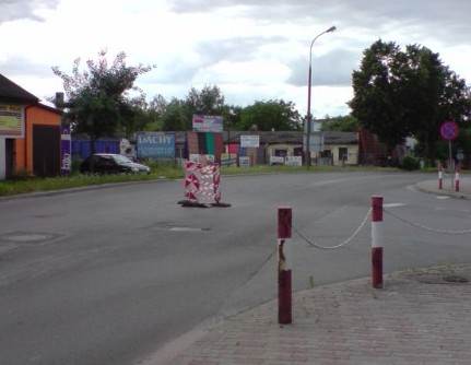Małe rondo ? - skrzyżowanie ulic Toruńska-Kolejowa