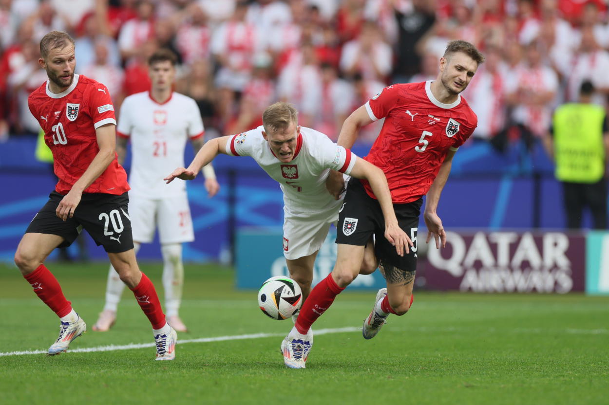 Polska przegrała z Austrią 1:3 w meczu piłkarskich mistrzostw Europy