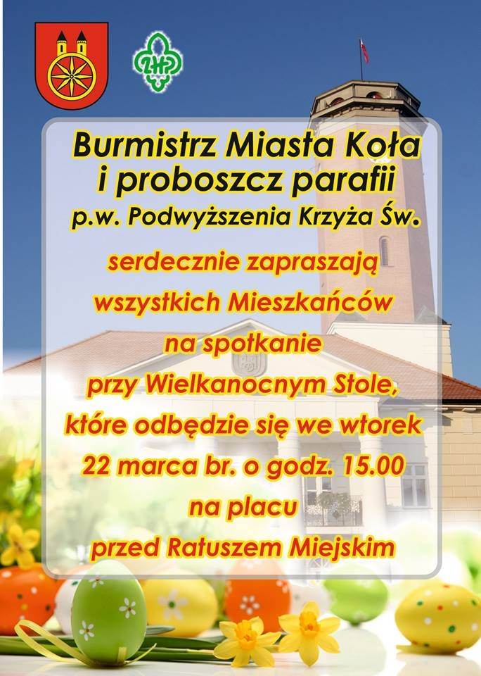 Wielkanocny stół dla mieszkańców