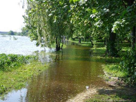 Park im. Słowackiego zalany
