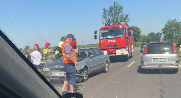 Dwie kolizje w tym samym czasie na odcinku kilku kilometrów