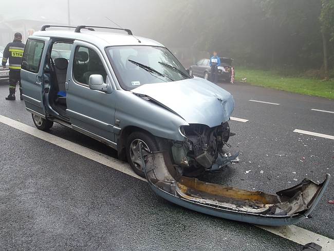 Wypadek drogowy w Dąbrowicach Starych