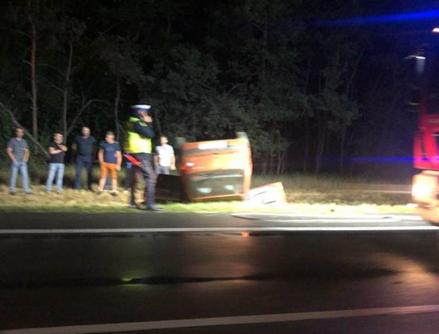 Wypadek na DK92. Pięciu pijanych pasażerów a kto kierował?