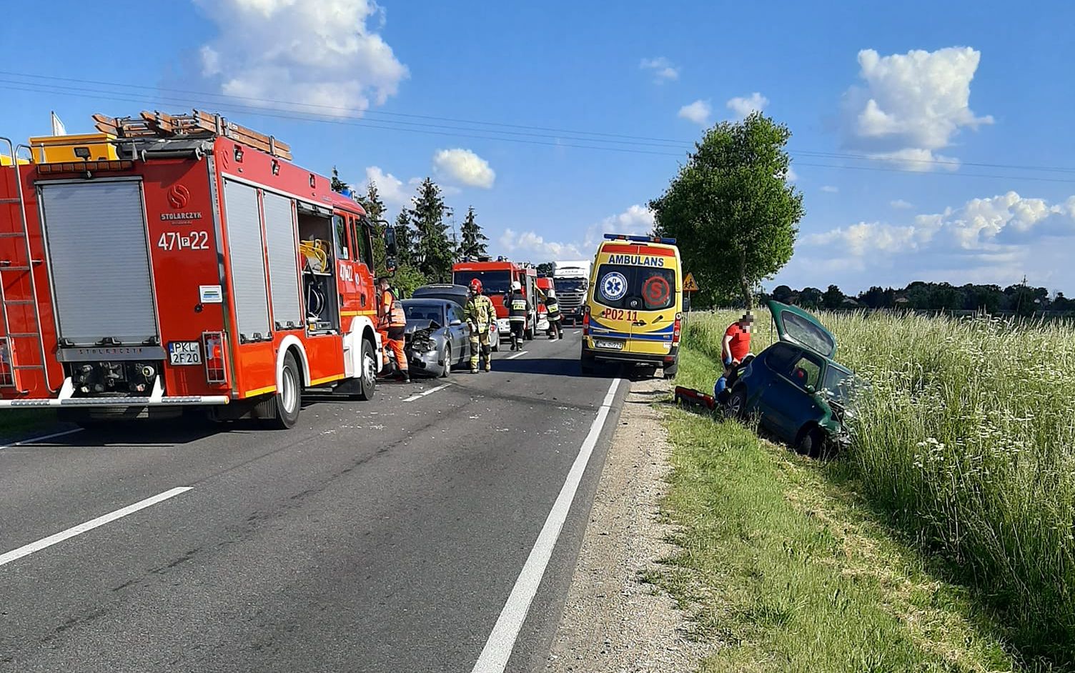 Skręcając w lewo wymusił pierwszeństwo i doprowadził do zderzenia