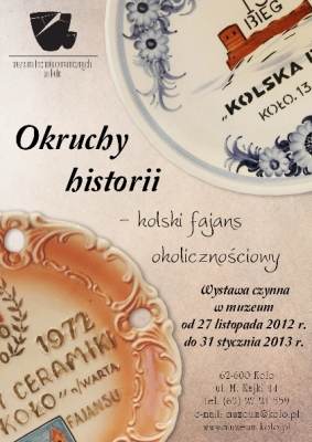 Wystawa kolskiego fajansu 