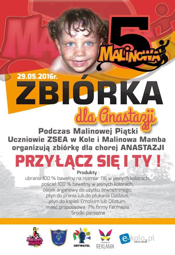 Zbiórka dla Anastazji