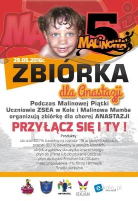 Zbiórka dla Anastazji