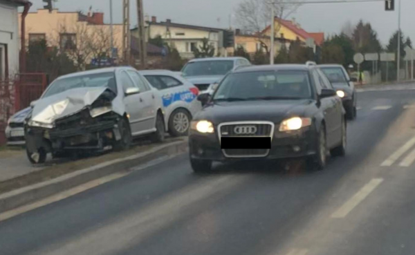 Wymuszenie pierwszeństwa doprowadziło do zderzenia