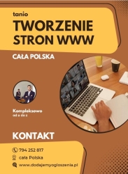 Twoja Strona Internetowa + Skuteczna Promocja / Tworzenie Stron Internetowych