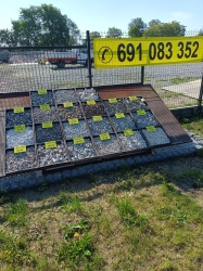 krawężnik ozdobny imitacja kostki brukowej
