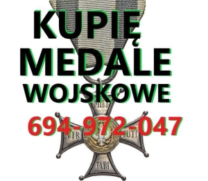 KUPIĘ WOJSKOWE ODZNACZENIA,MEDALE,ORDERY