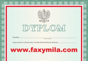 Oferujemy dyplomy uniwersytetów, świadectwa 