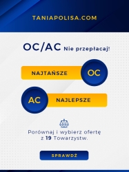 OC/AC Najtańsze ubezpieczenie.  