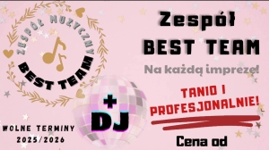 Zespół BEST TEAM 600 TANIO I PROFESJONALNIE
