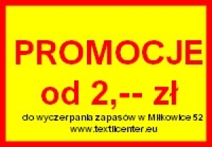 Promocje od 2,- zl.