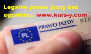 Legalne prawo jazdy bez egzaminu