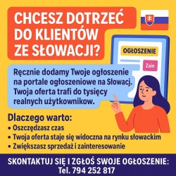 ogłoszenia na Słowacji - promocja na rynek słowacki