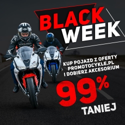 BLACK WEEK W PROMOTOCYKLE KOŁO