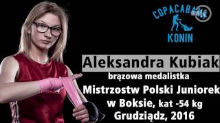 Aleksandra Kubiak z Koła utytułowaną zawodniczką bokserską