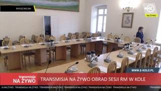Transmisja Sesji Rady Miasta Koła - wrzesień 2016