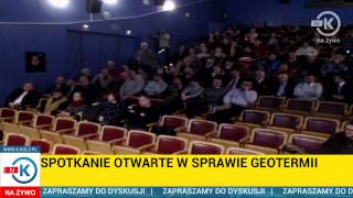 Spotkanie otwarte o geotermii w Kole [CAŁOŚĆ]